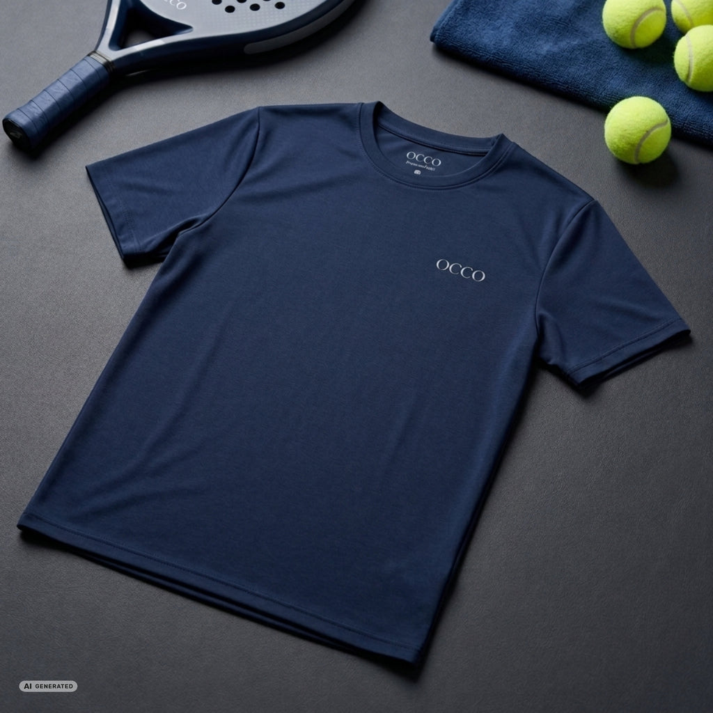 Crew Neck T-Shirt Navy Blue