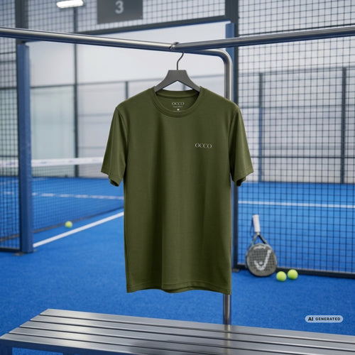 Crew Neck T-Shirt Olive