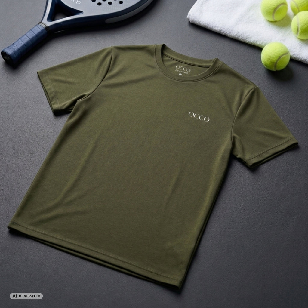 Crew Neck T-Shirt Olive