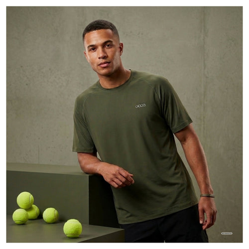 Olivegrünes Signature T-Shirt